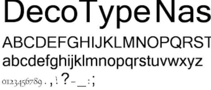 DecoType Naskh Variants Font