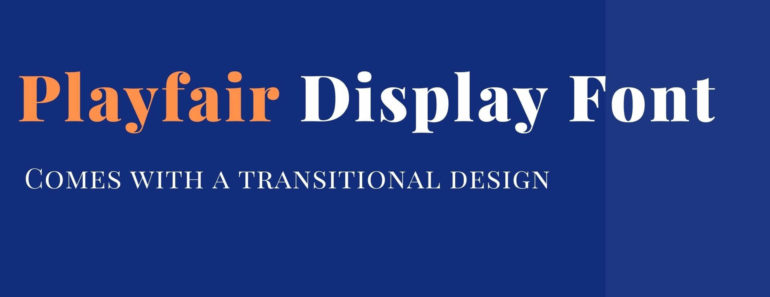 Playfair Display Font