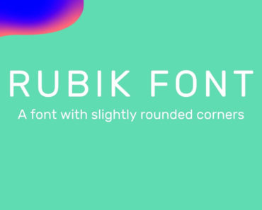 Rubik Font