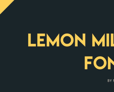 Lemon Milk Font