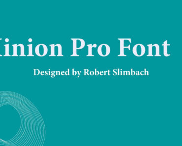 Minion Pro Font