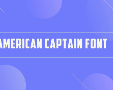 American Captain Font