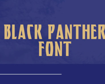 Black Panther Font