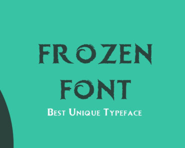 Frozen Font