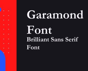 Garamond Font