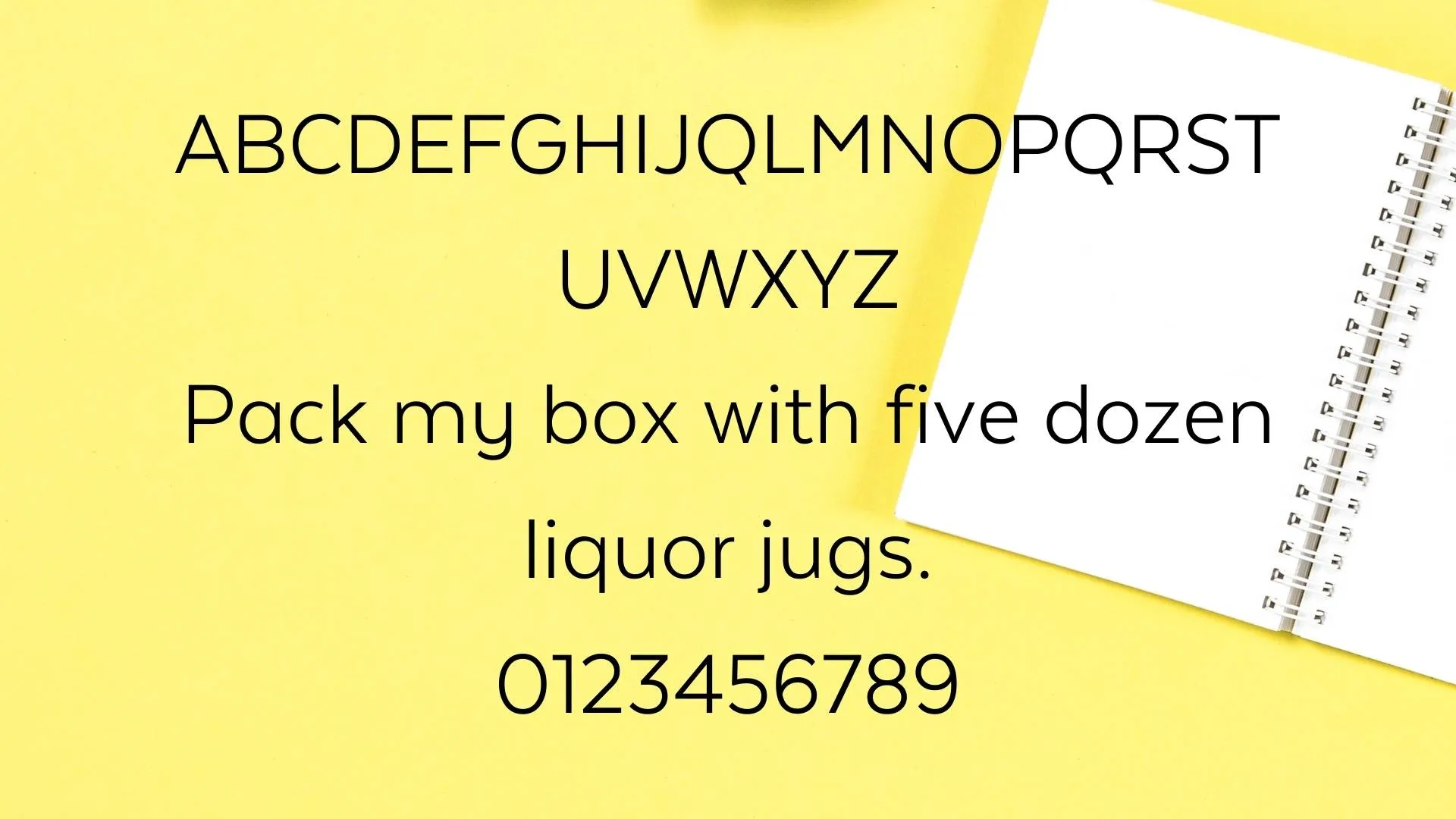 texta font