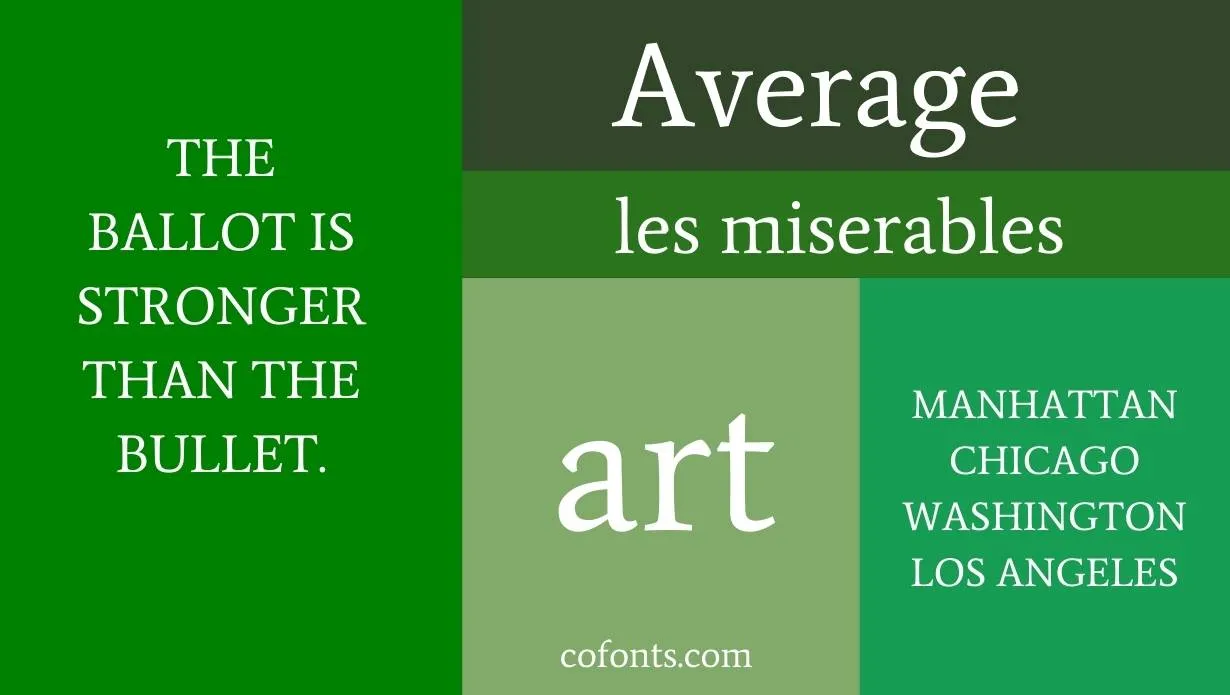 Average Font