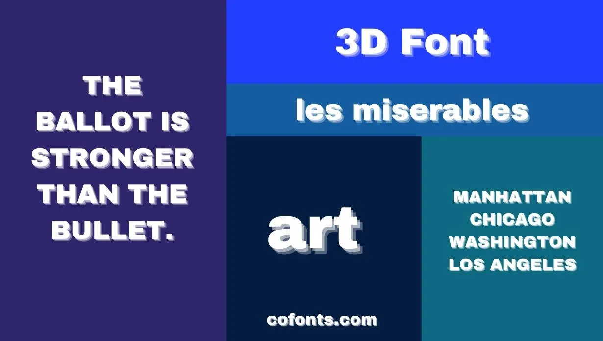 3D Font