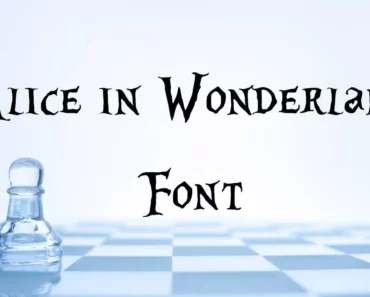 Alice in Wonderland Font