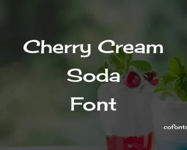 Cherry Cream Soda Font