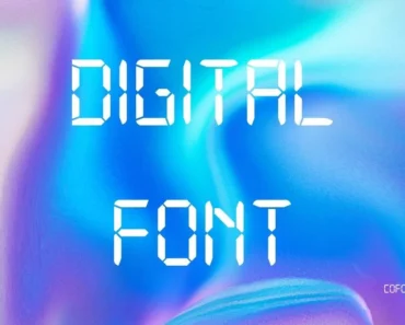 Digital Font