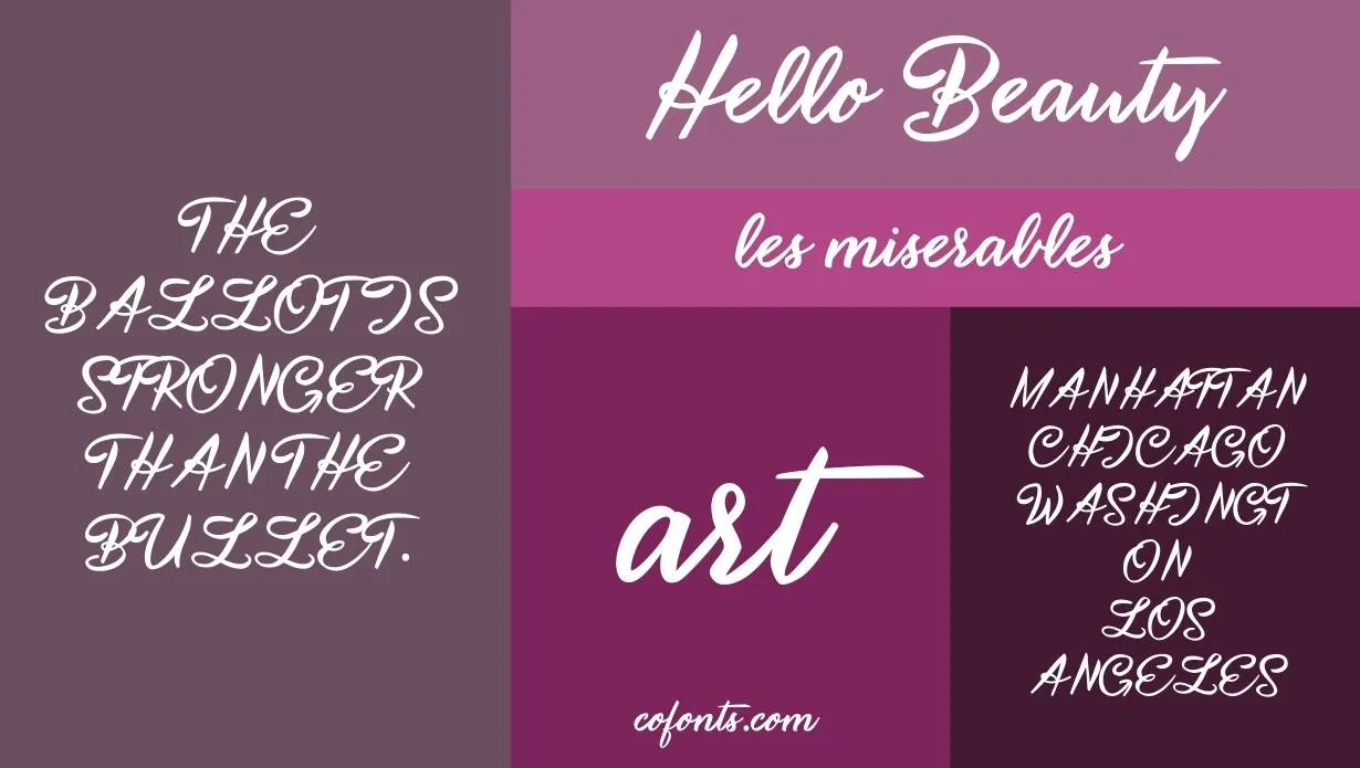 Hello Beauty Font