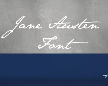 Jane Austen font