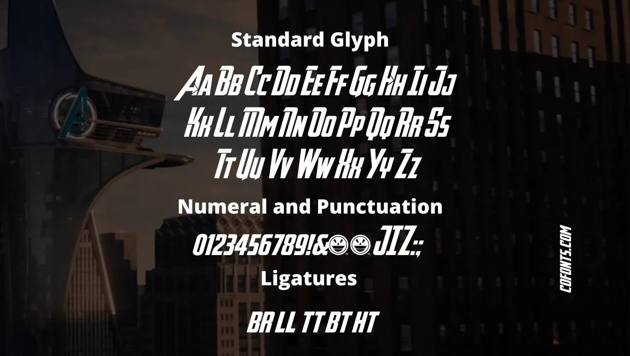 Avengers Font