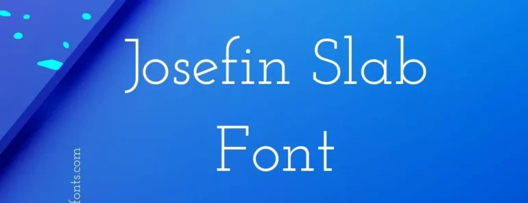 Josefin Slab Font