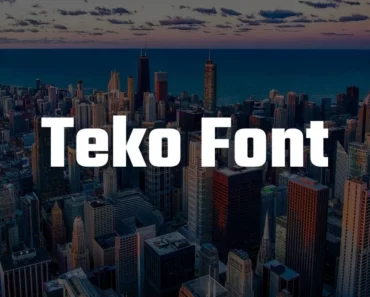 Teko Font