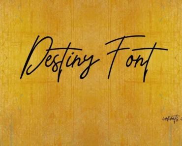 Destiny Font