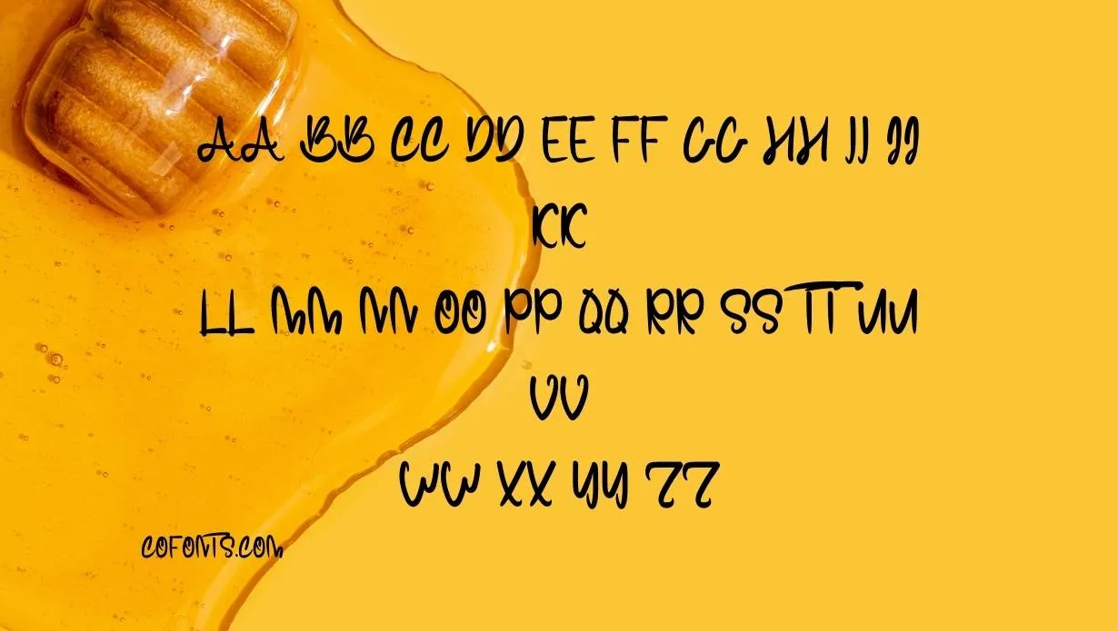 Honey Bee Font