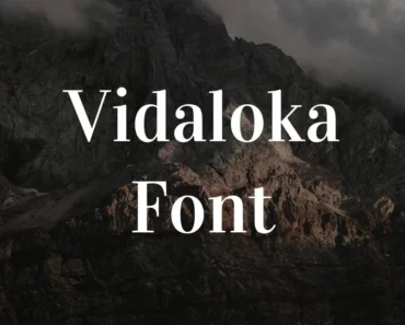 Vidaloka Font