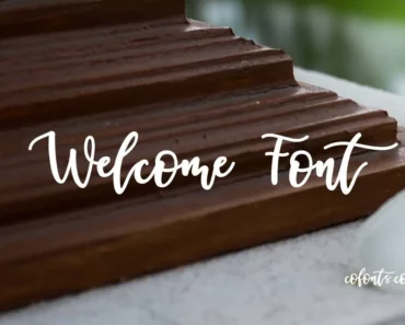 Welcome Font