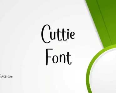 Cuttie Font