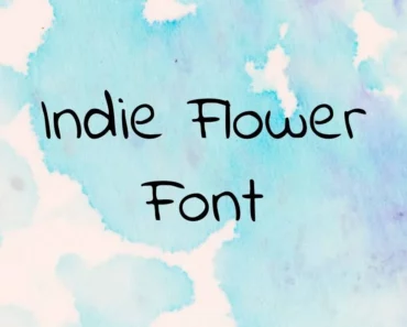 Indie Flower Font