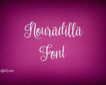 Nouradilla Font