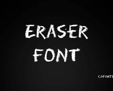 Eraser Font