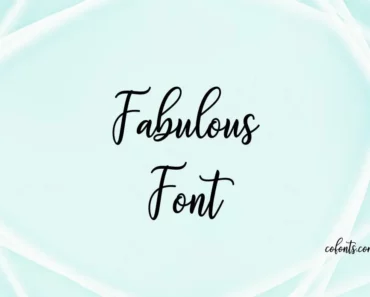 Fabulous Font