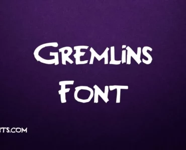 Gremlins Font