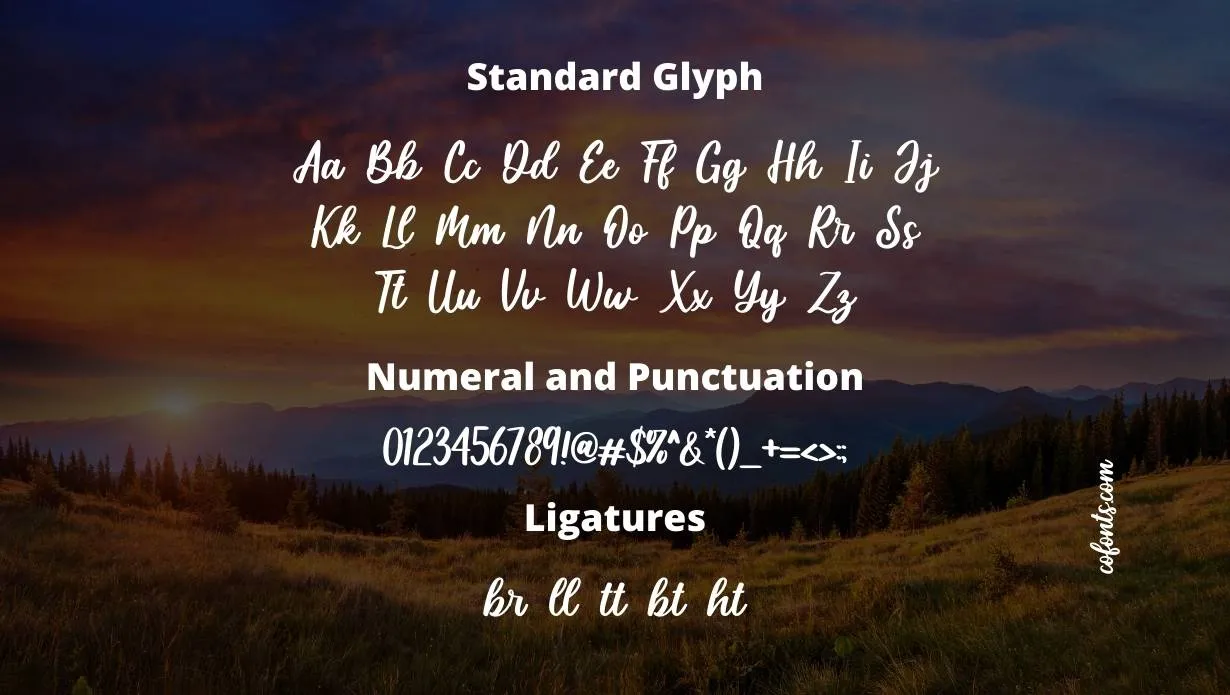 Monday Font Family View