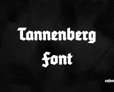 tannenberg font