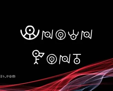 Unown Font