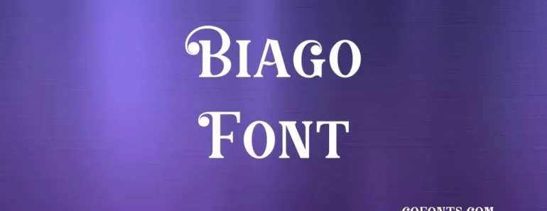 Biago Font