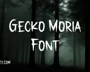 Gecko Moria Font