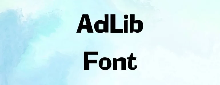 AdLib Font