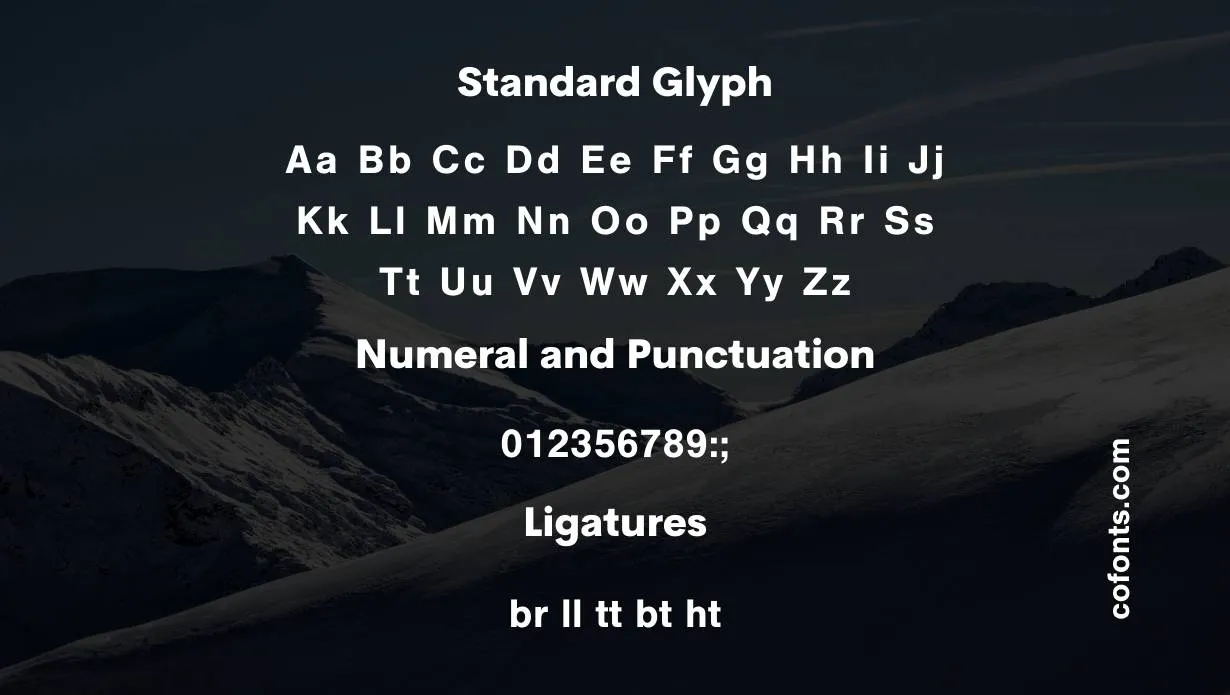 Foundation Sans Font Family View