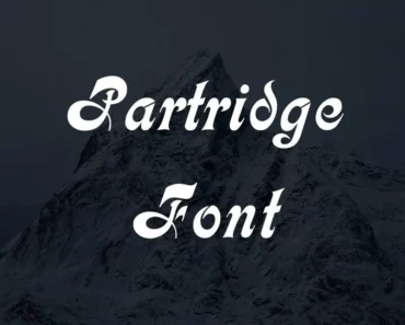 Partridge Font