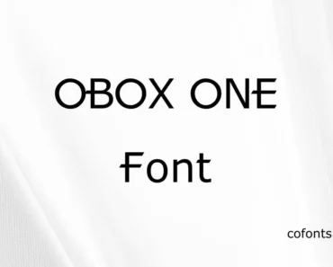 Xbox One Font