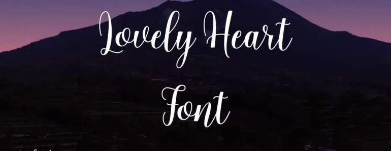 Lovely Heart Font