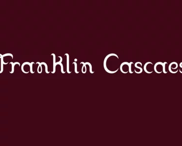 Franklin Cascaes Font