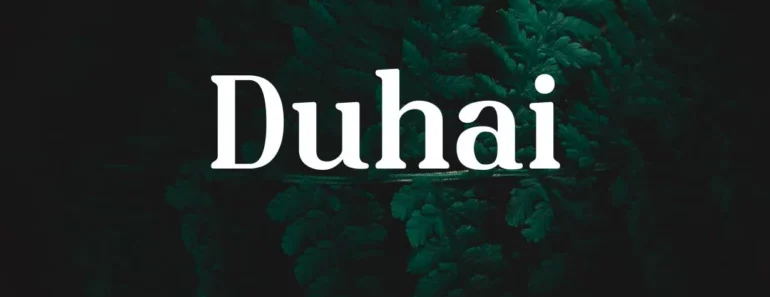 Duhai Font